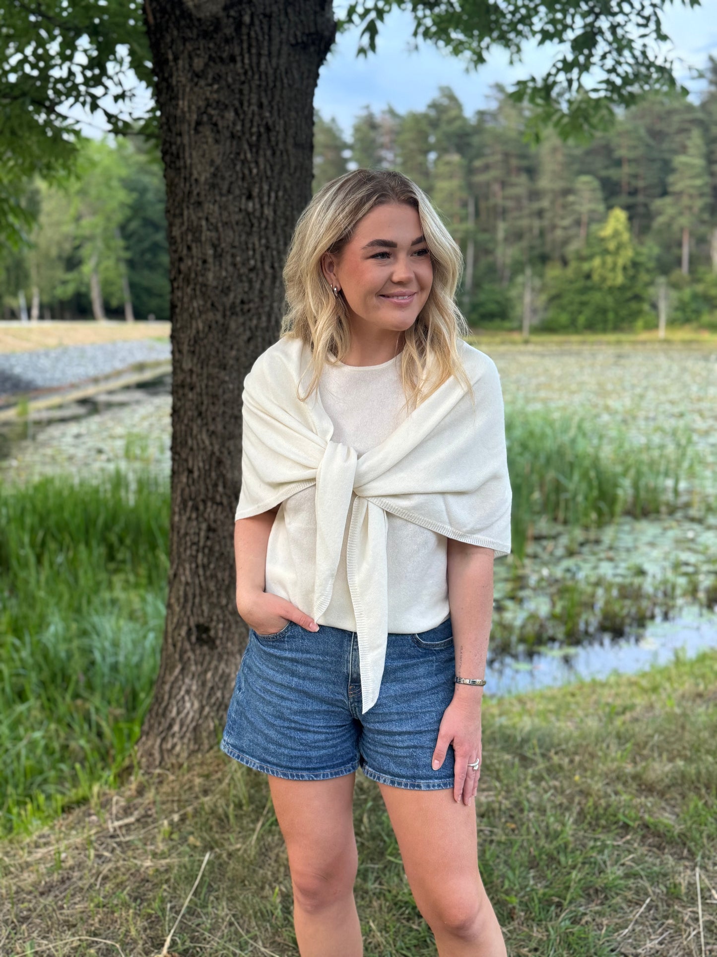 Reve Louise T-Shirt Hvit