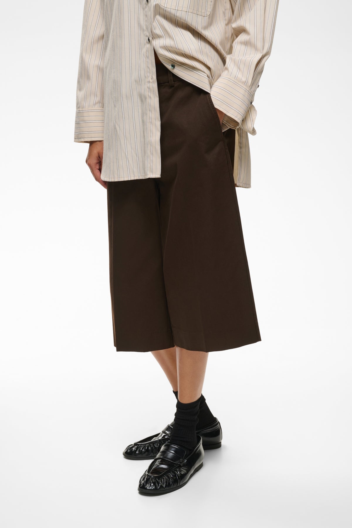InWear Diaz Chocolate Brown Culotte Pants