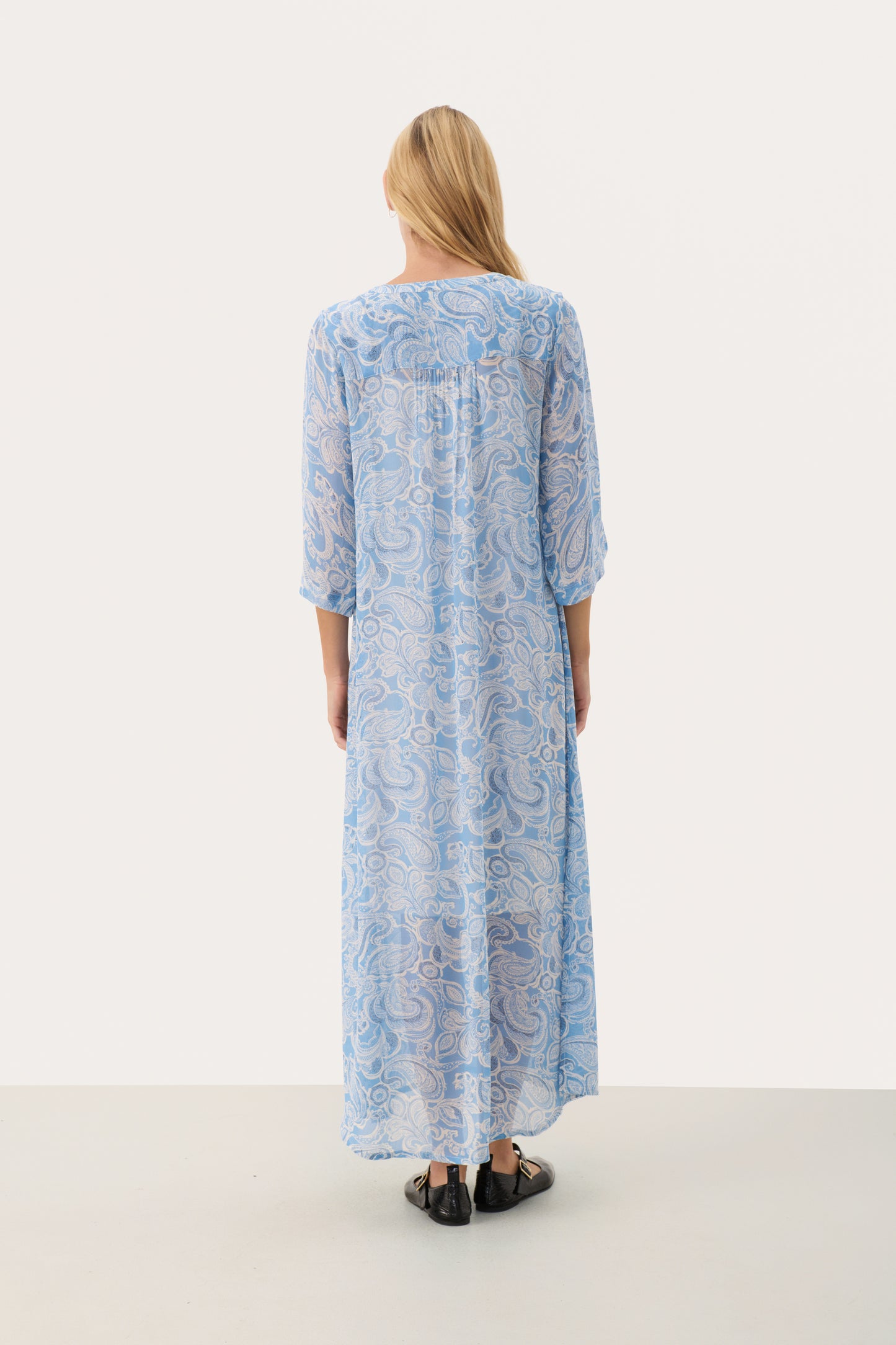 Part Two Berit Silver Lake Blå Kjole