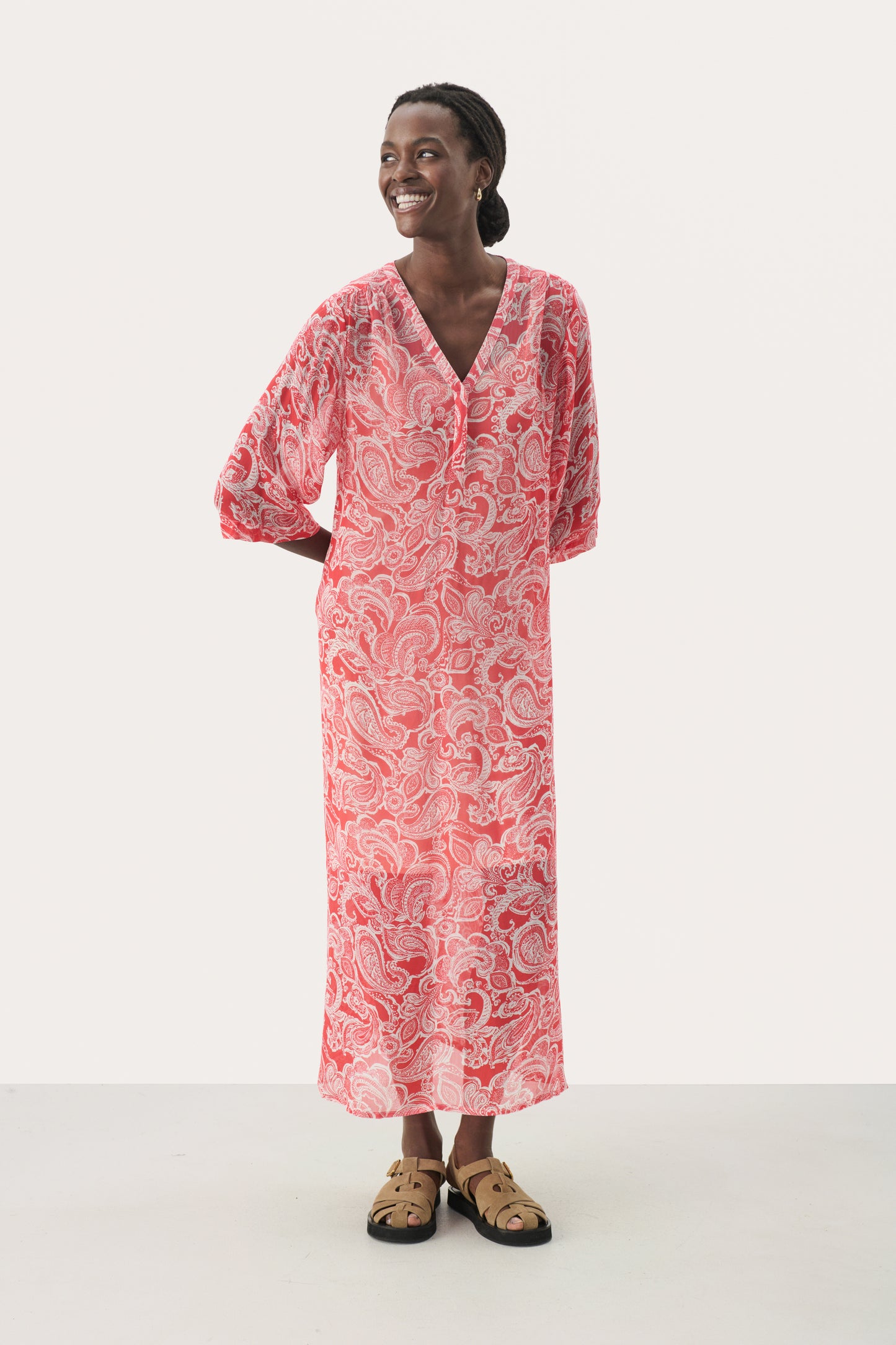 Part Two Berit Bittersweet Rød Kjole