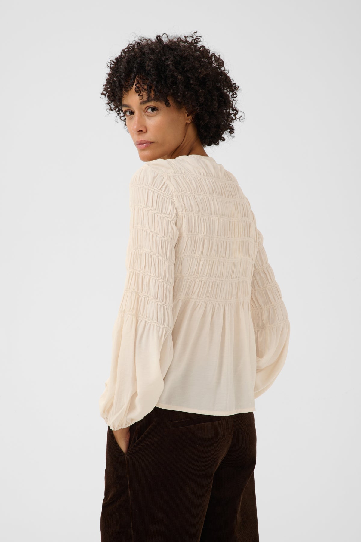 Part Two Siffe Whitecap Grey Shirt