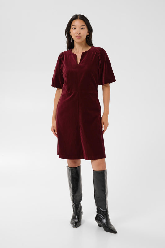 Part Two Daiva Biking Red Dress