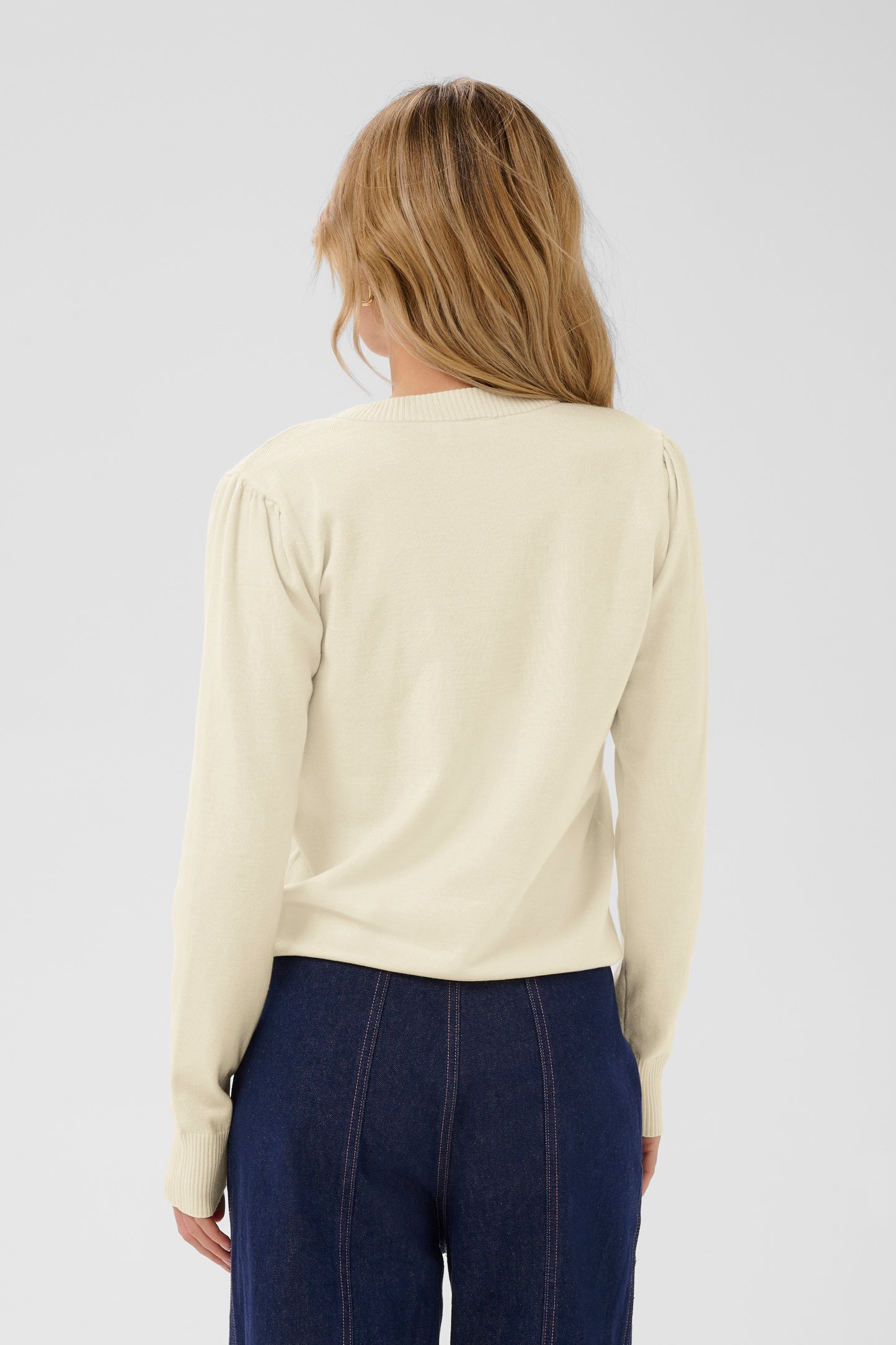 Saint Tropez Mila Seedpearl Melange Genser