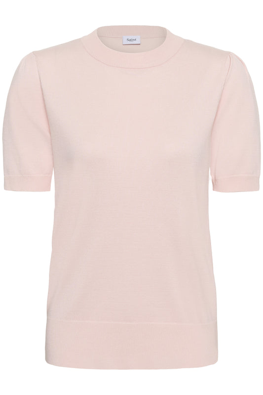 Saint Tropez Mila SS Chalk Pink Genser