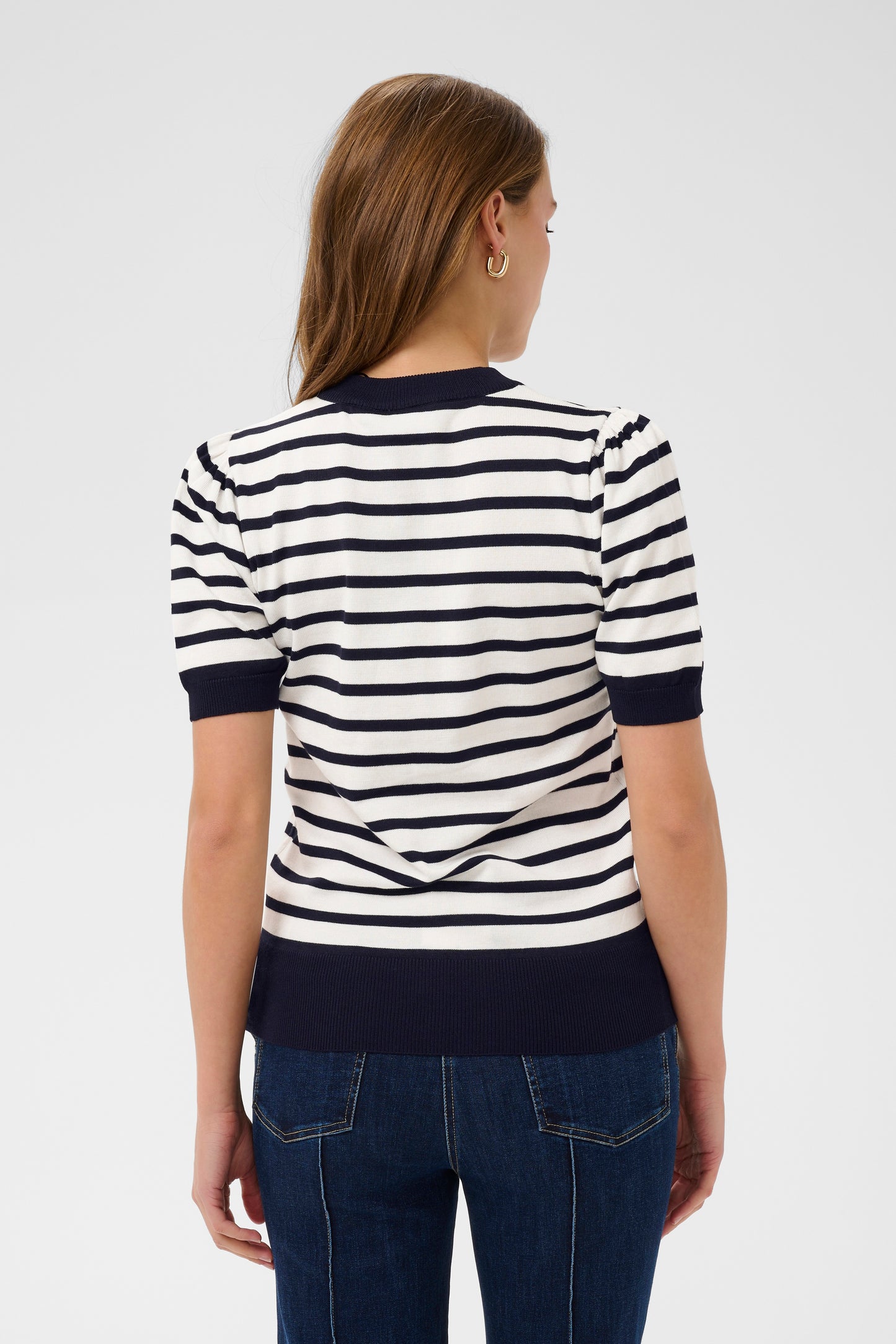 Saint Tropez Striped SS Pullover