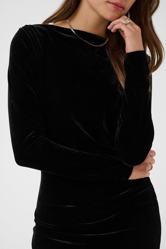 Saint Tropez Uldia Black Kjole