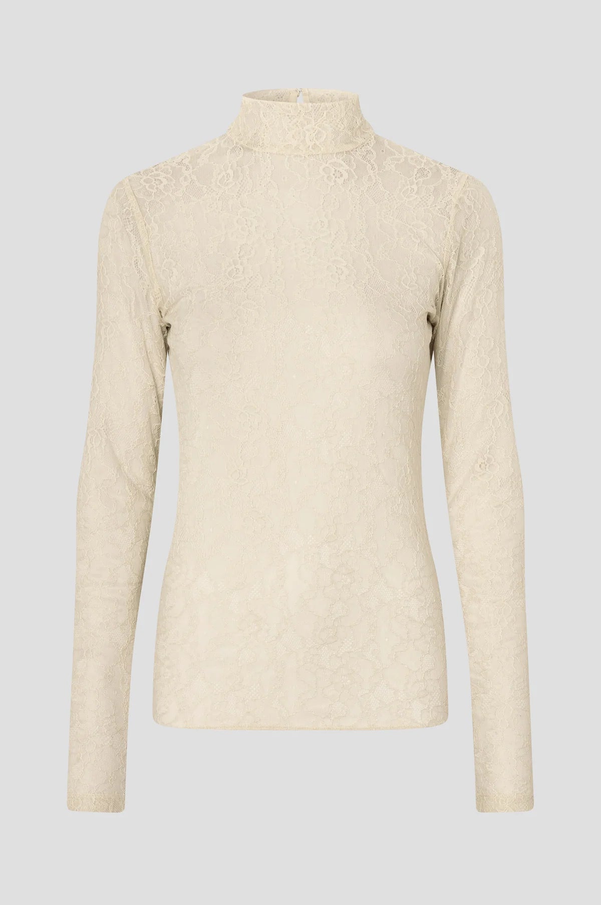 Second Female Luria L/S Birch Lace Tee