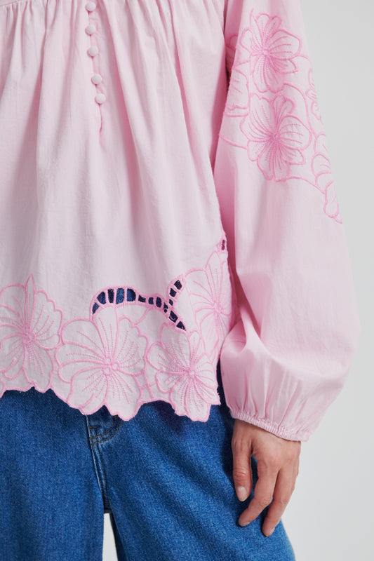 Second Female Ellinor Lilac Chiffon Blouse