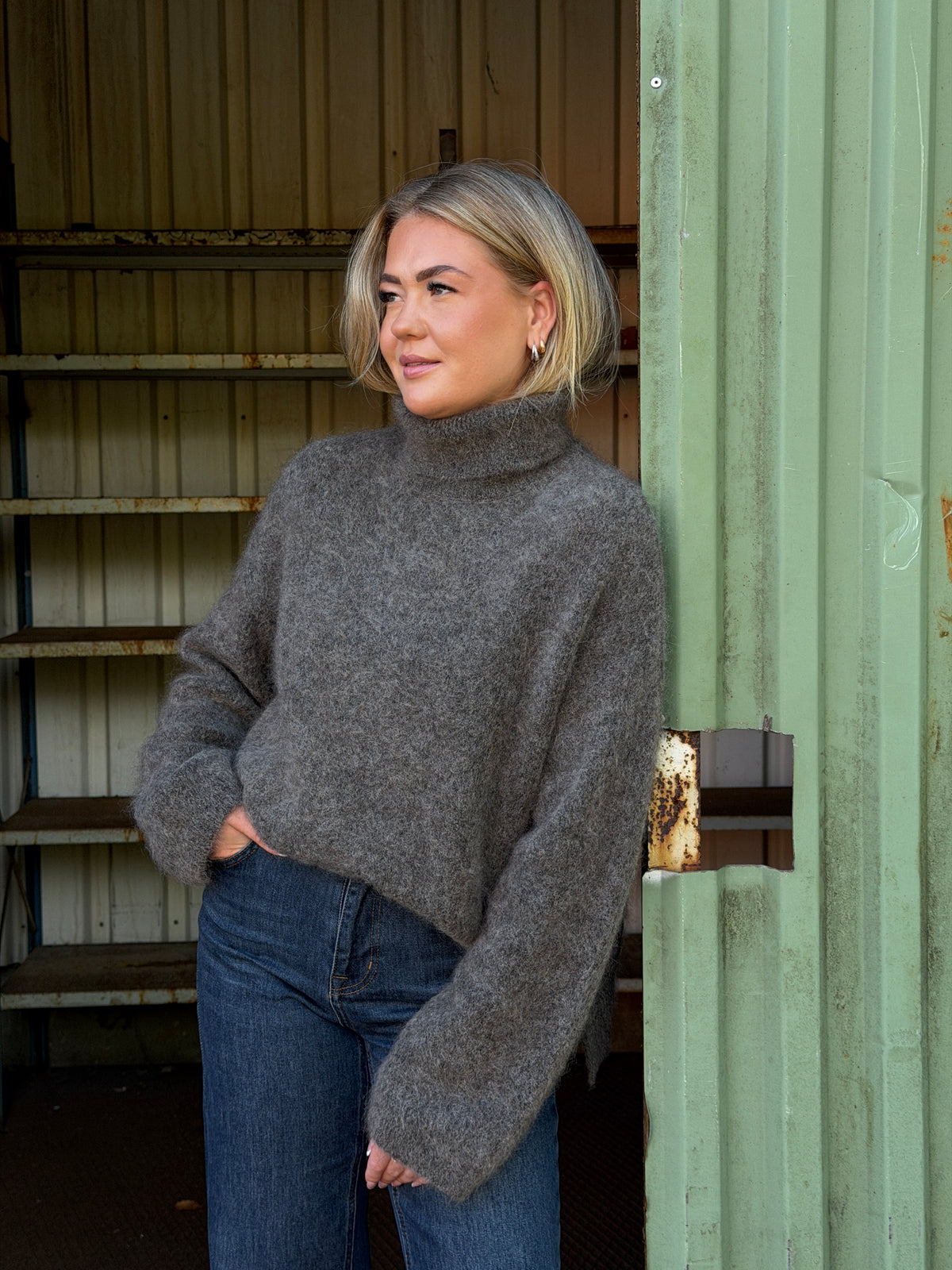 Rêve Andrea Moon Rock Turtleneck Genser