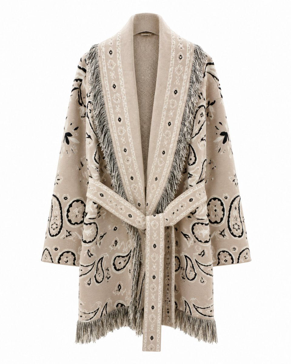 From Paris With love Paisley Beige Jacket