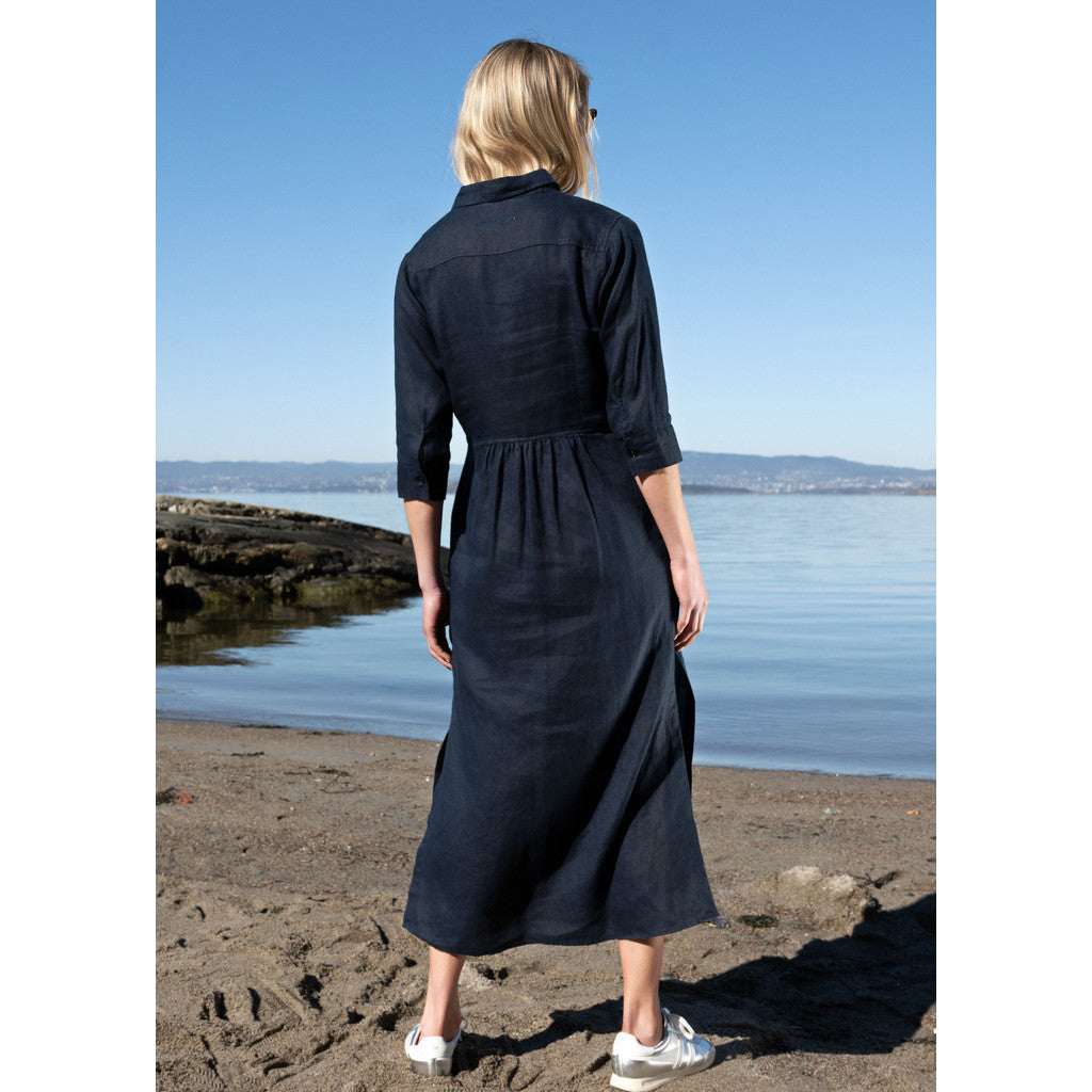 CTMH Leila Midi Navy Kjole