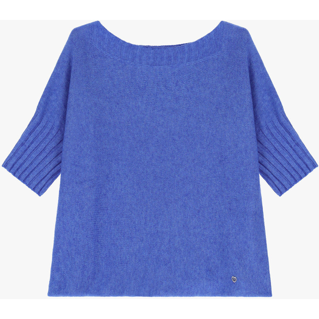 Please Boatneck Zaffiro Sweater