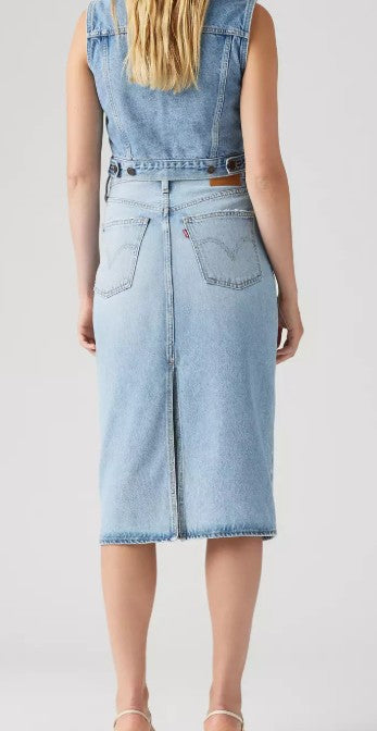 Levi`s Back Slit Skirt