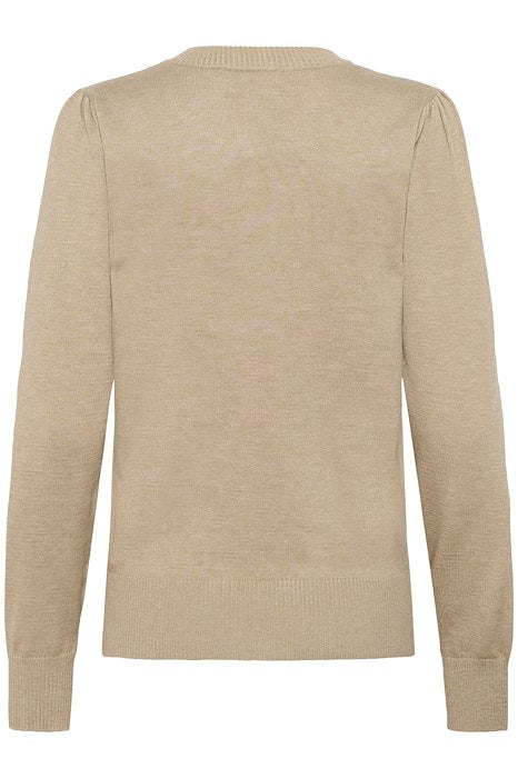 Saint Tropez Mila Plaza Taupe Melange Genser