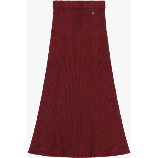Please Skirt Knitted Bordeux