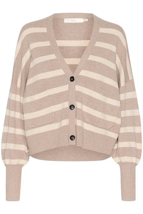 Inwear Tenley Ino-Shape Sandy Grey Melange Cardigan