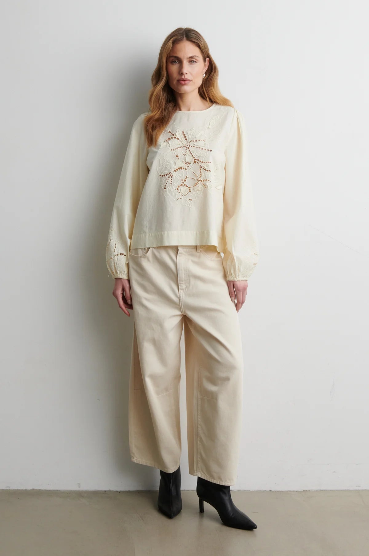 Second Female Reims Offwhite Bluse