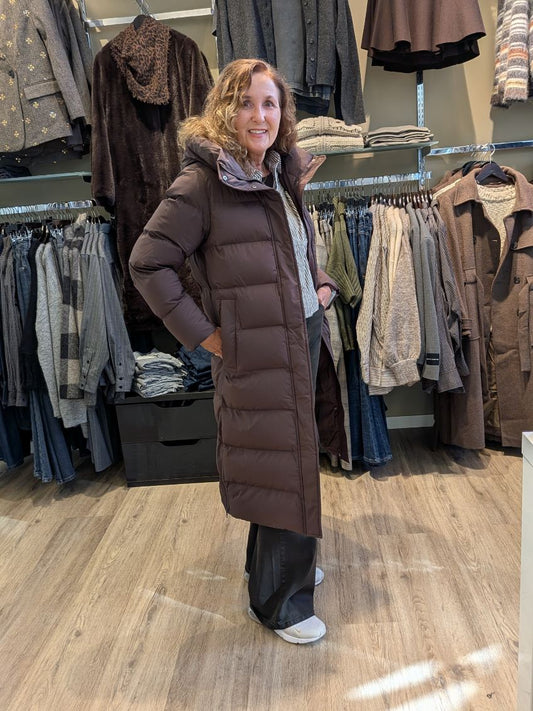Aleksander Ronja Boxy Lang Seal Brown