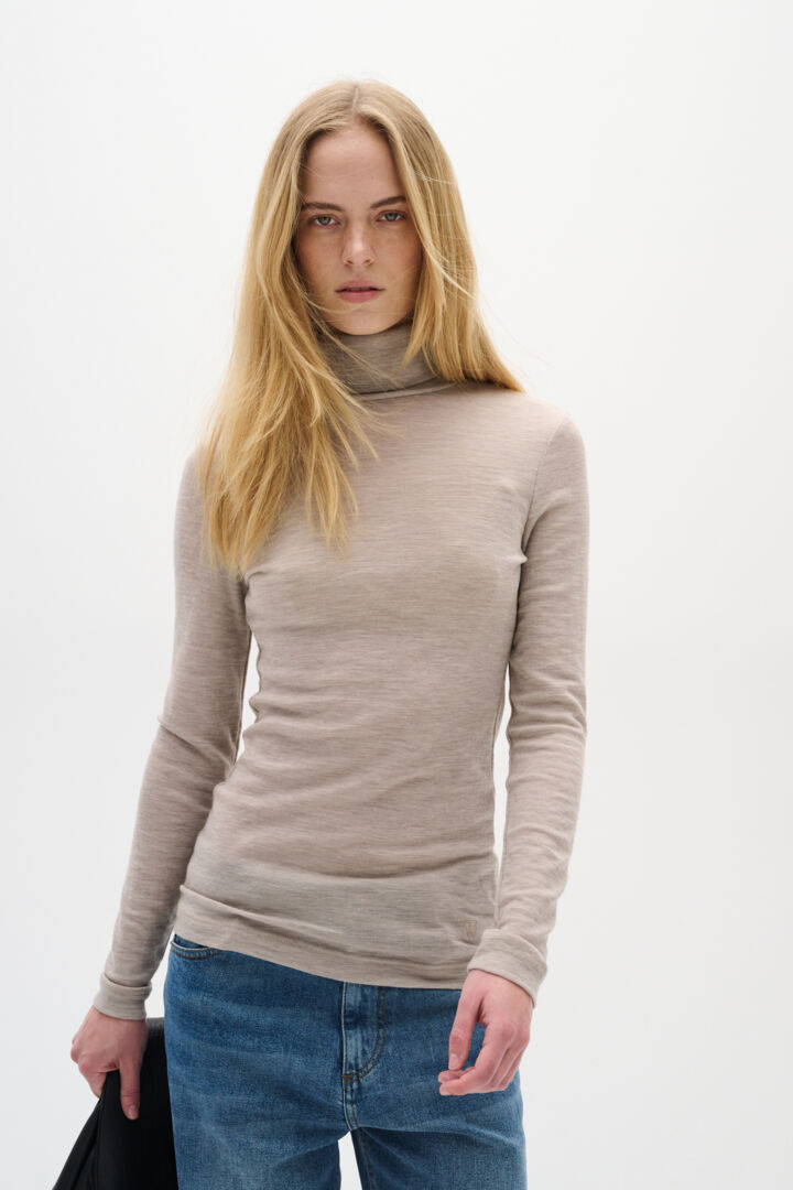 Inwear Fang Oatmeal Melange Rollneck