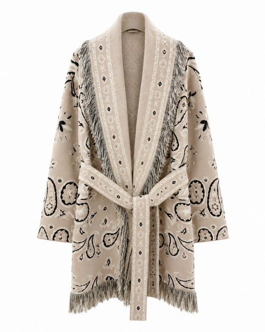 From Paris With love Paisley Beige Jacket