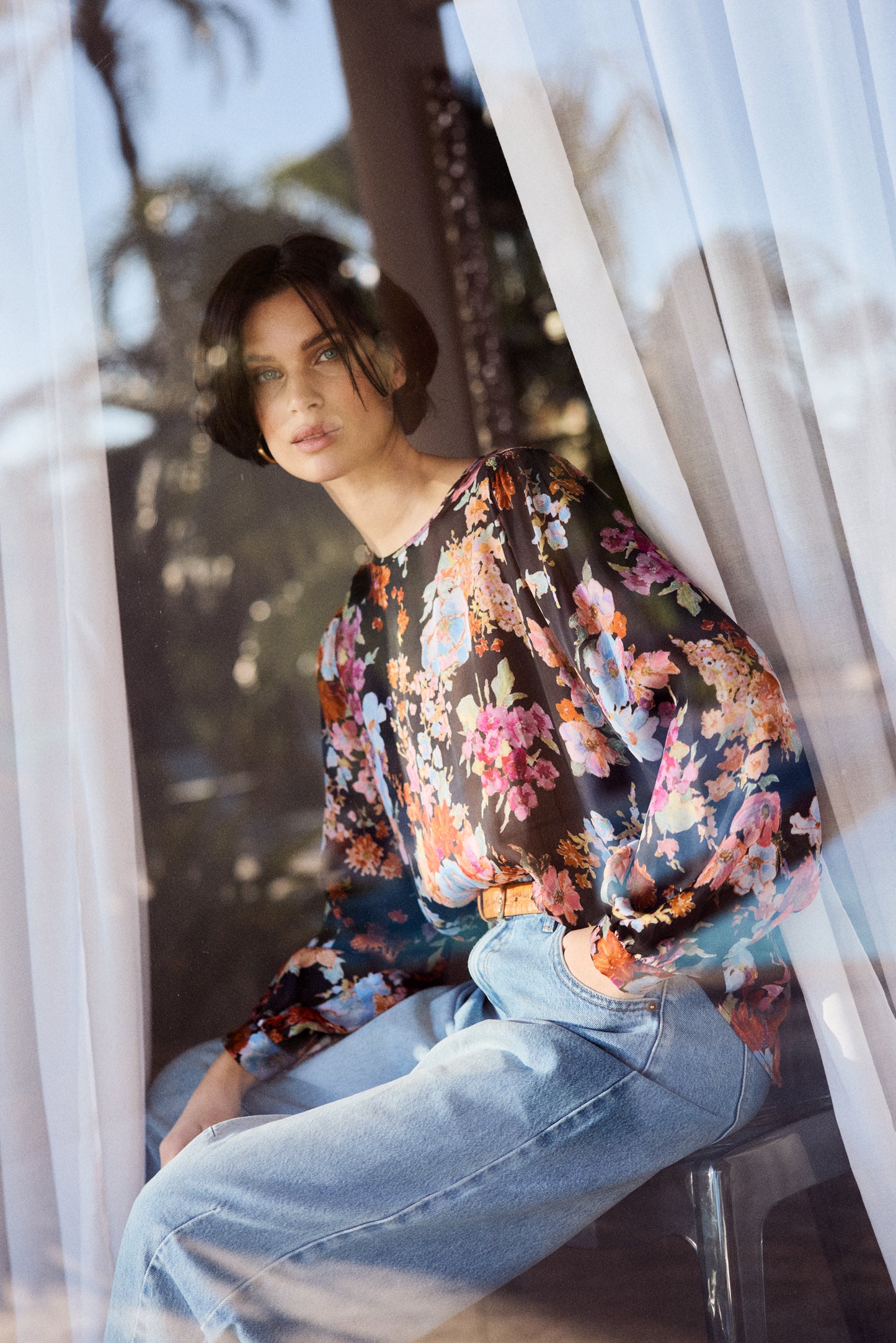 Katrin Uri Blooms Joan Blouse