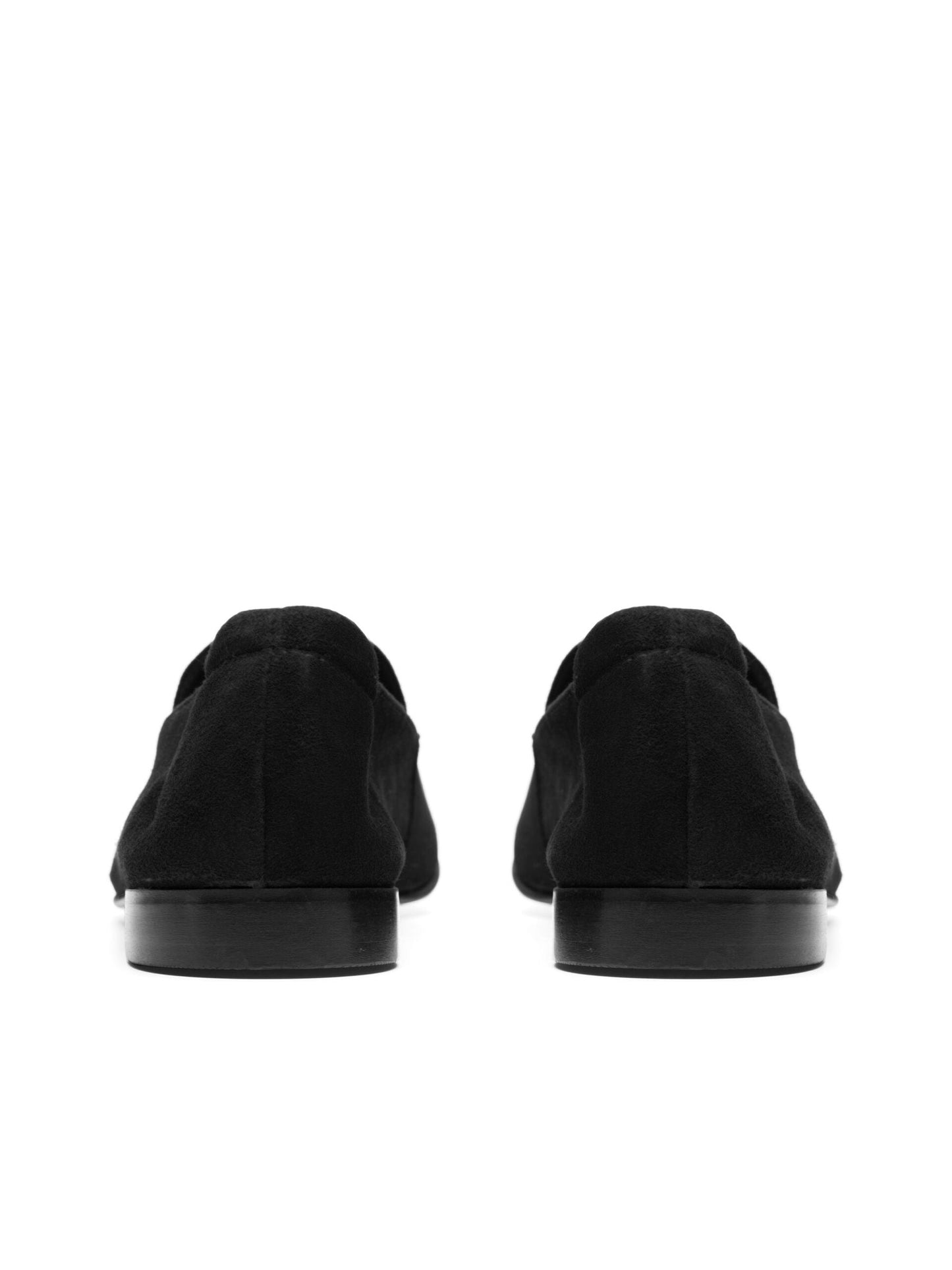 Bianco Tracy Suede Black Loafers