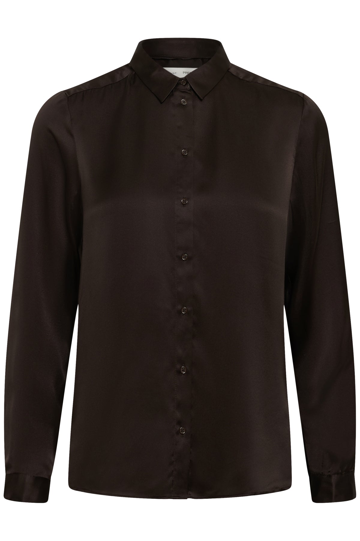 Inwear Leonore Silk Shirt Premium Chocolate Brown