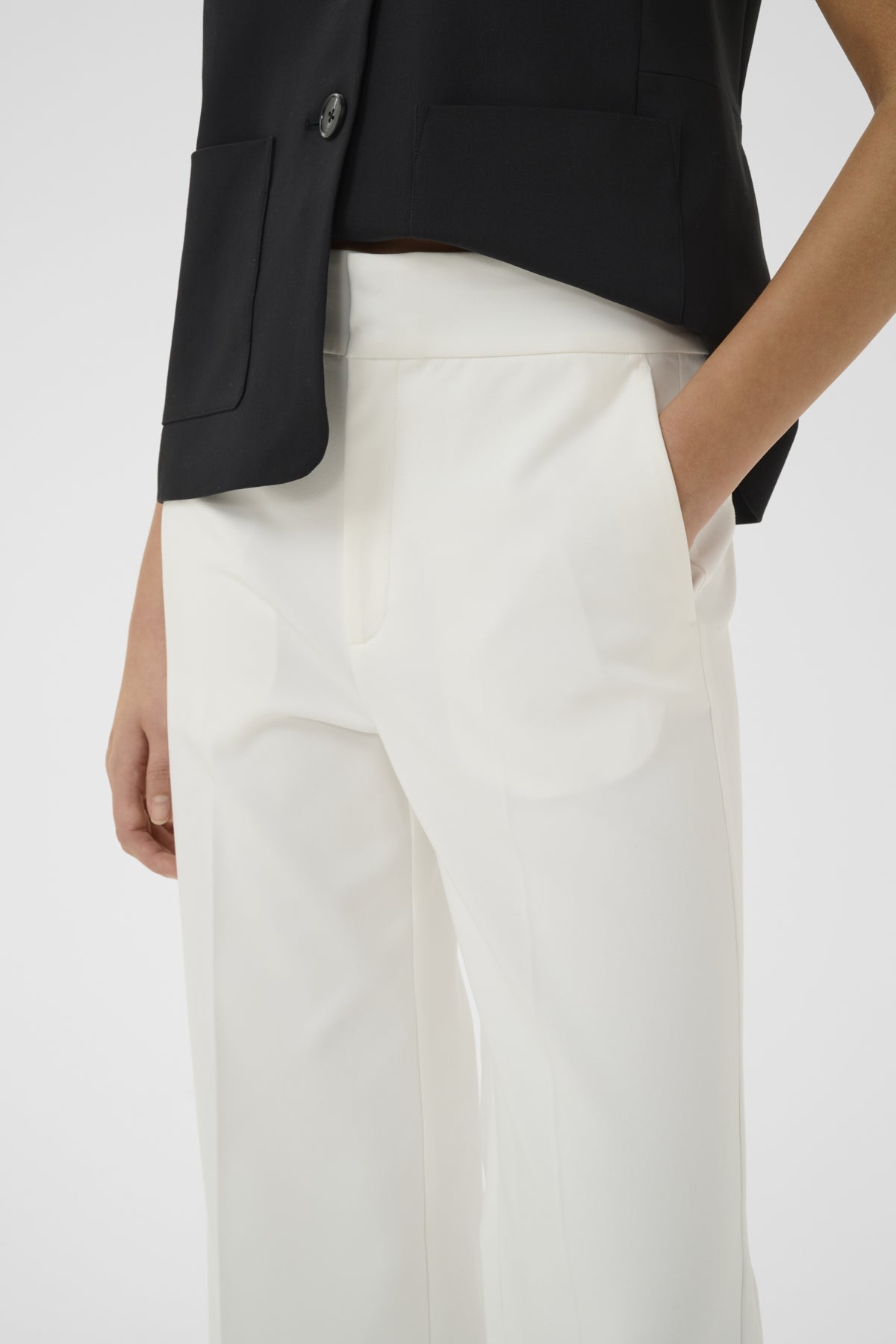 Inwear Zella Wide Whisper White Pant