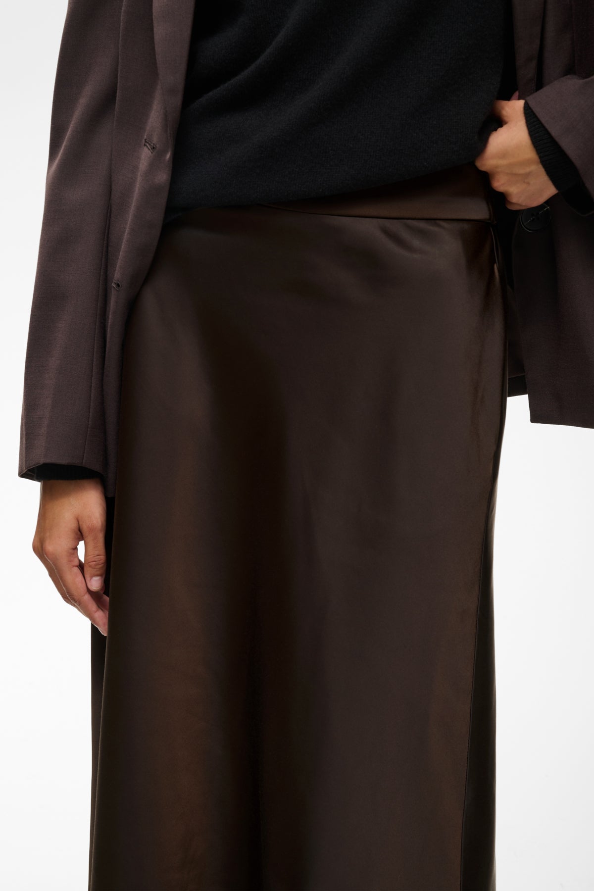 Inwear Zilky Chocolate Brown Skjørt