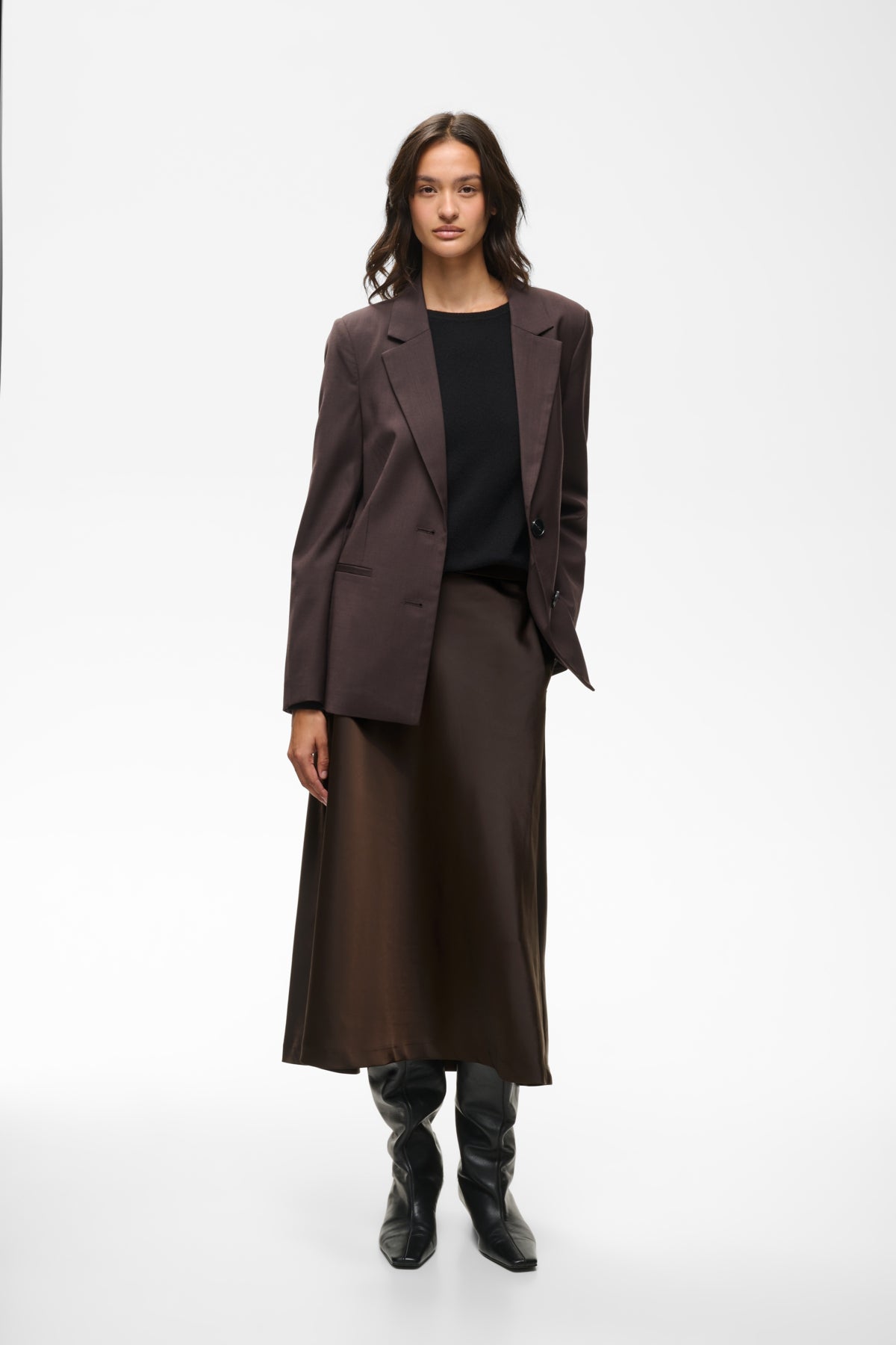 Inwear Zilky Chocolate Brown Skjørt