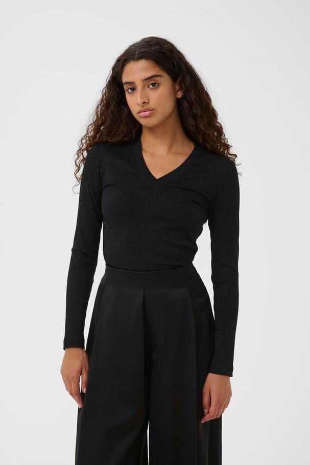 Inwear Dagna Lurex V-Neck Longsleeve