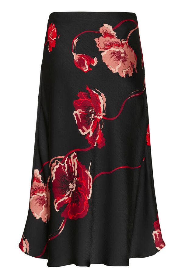 Inwear Dawn Black Poppy Red Skjørt