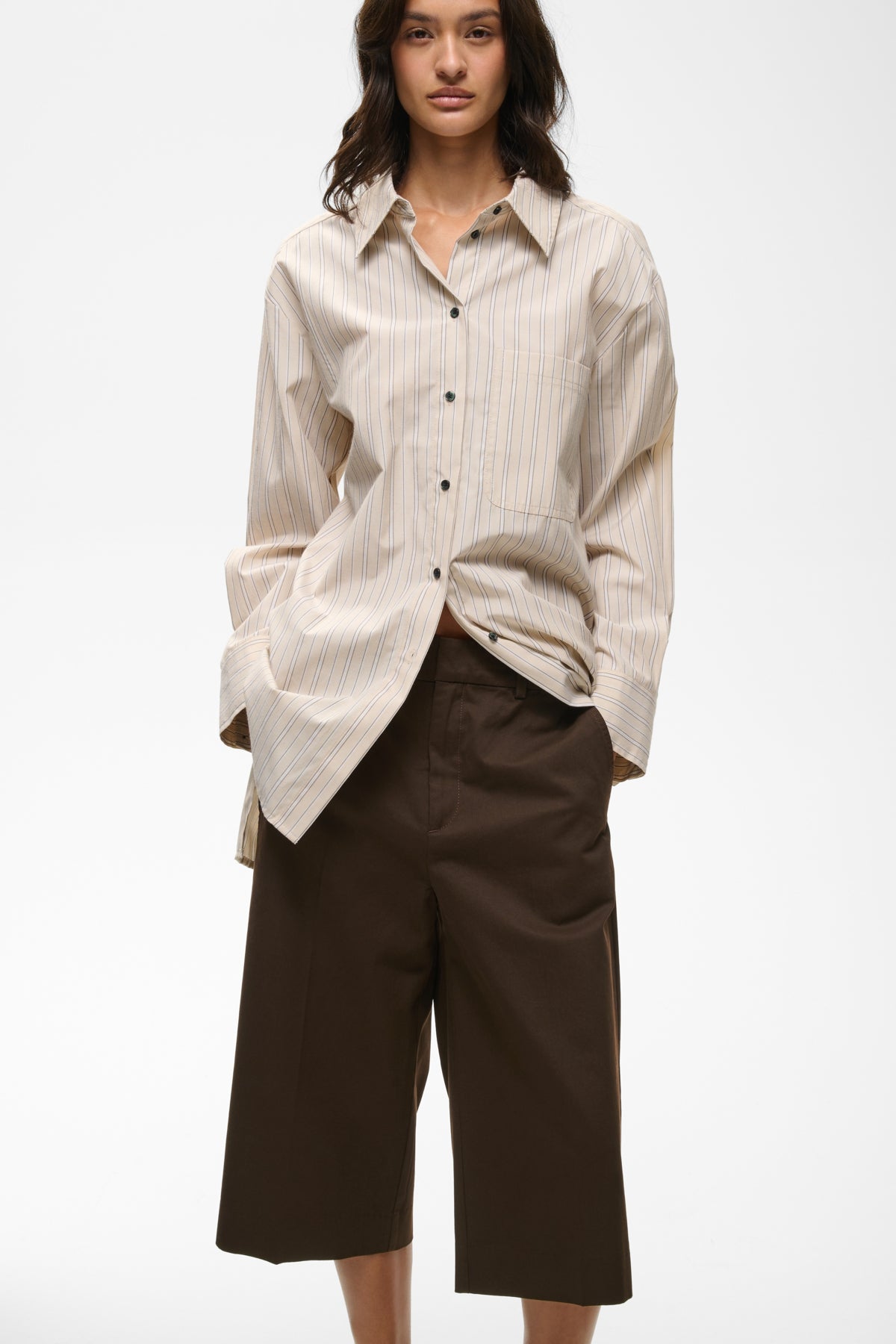 InWear Diaz Chocolate Brown Culotte Pants