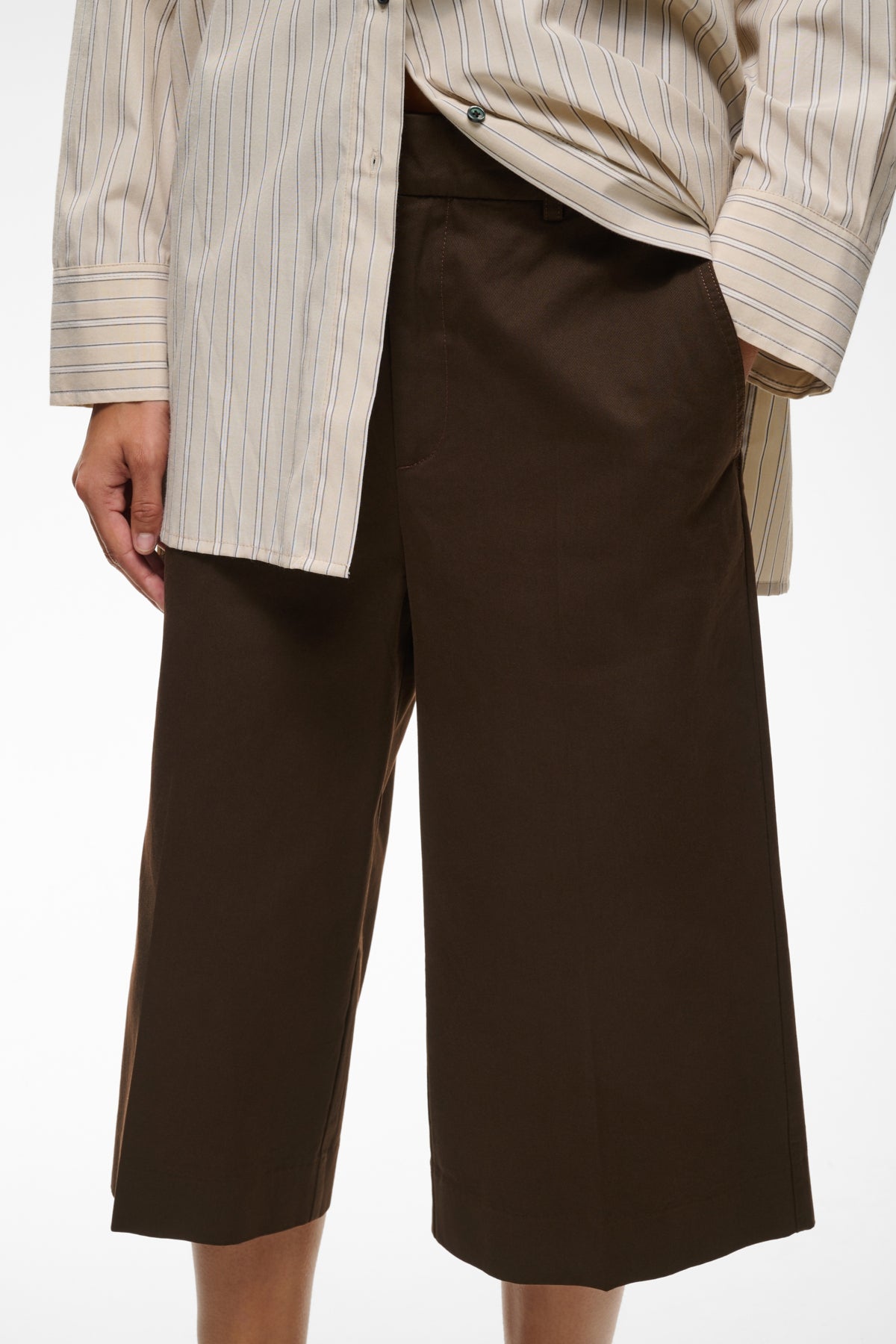 InWear Diaz Chocolate Brown Culotte Pants