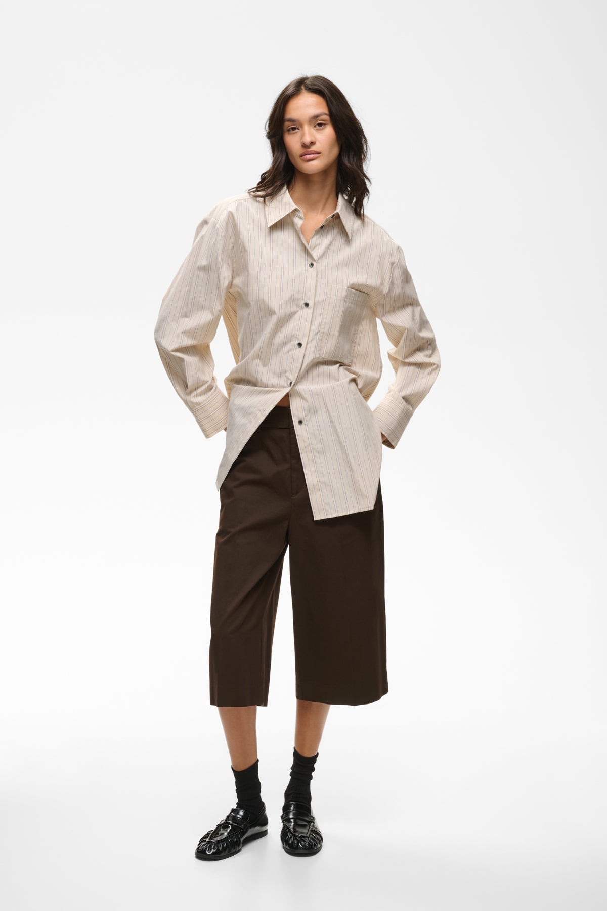 InWear Diaz Chocolate Brown Culotte Pants