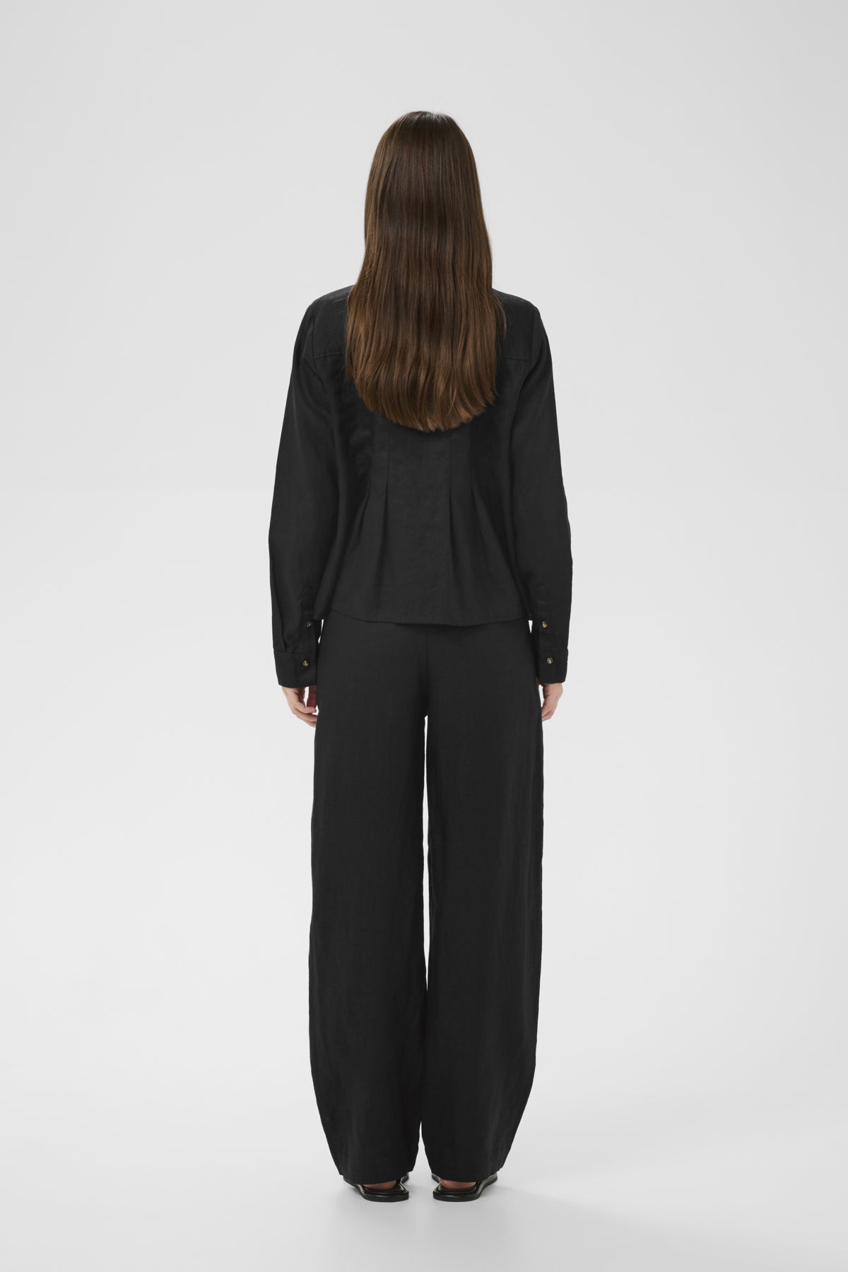 Inwear Dilana Pleated Black Shirt