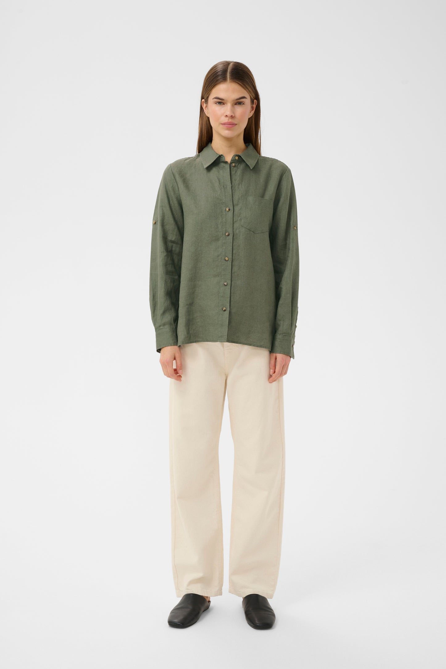 Inwear Dilana Classic Mulled Basil Skjorte