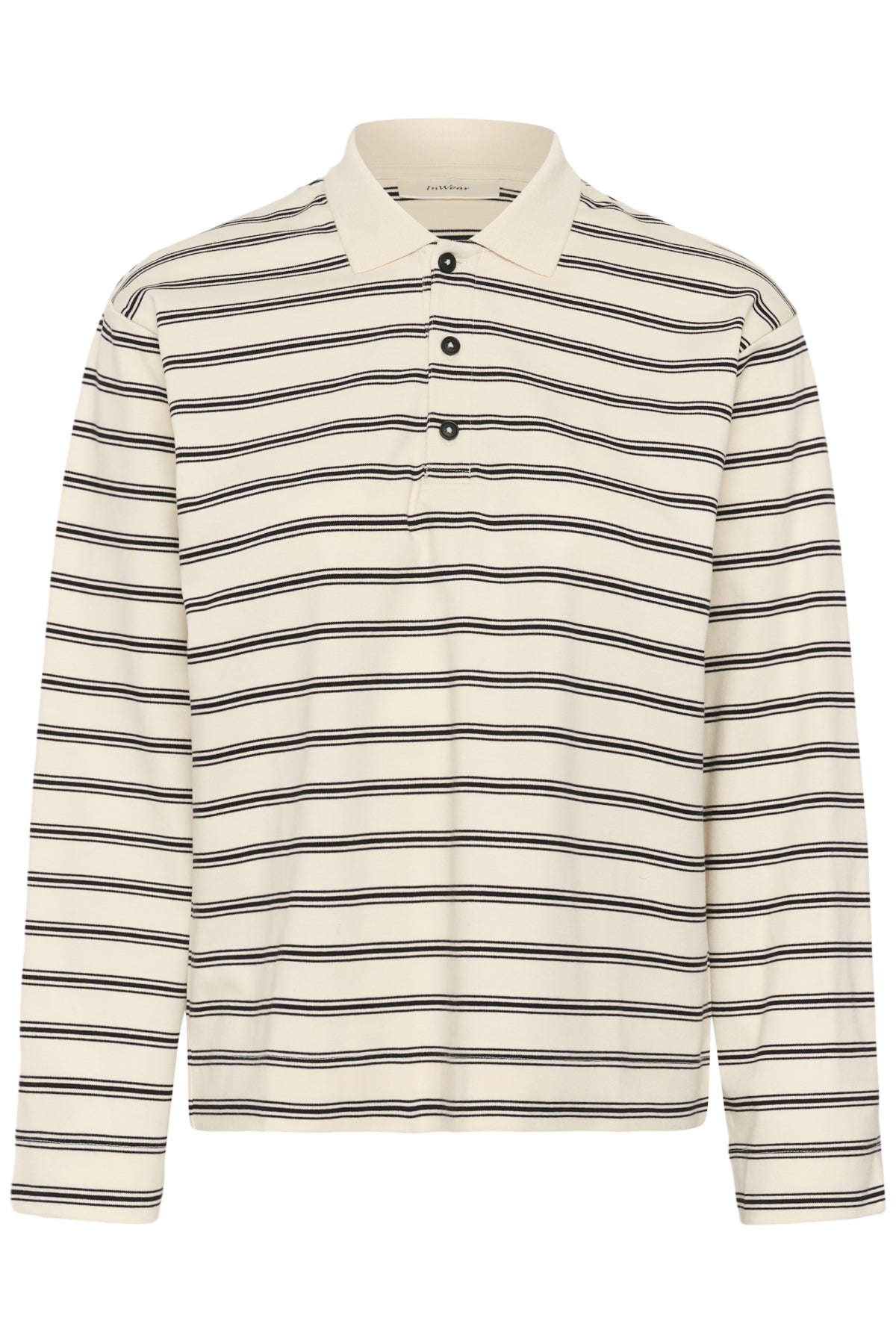 InWear Fikkia Vanilla Triple Stripe  Polo Tshirt