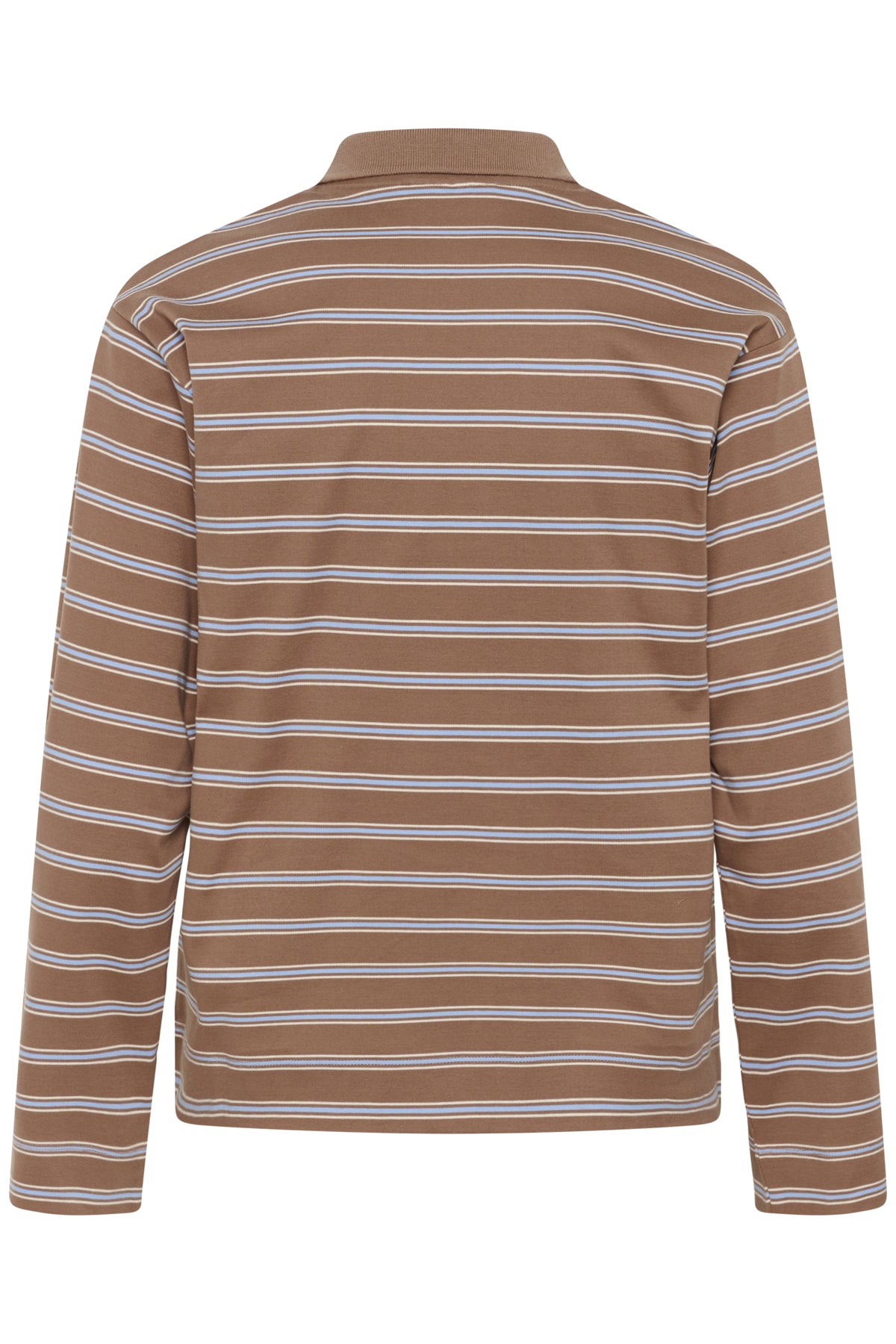 InWear Fikkia Chocolate Malt Triple Stripe  Polo Tshirt