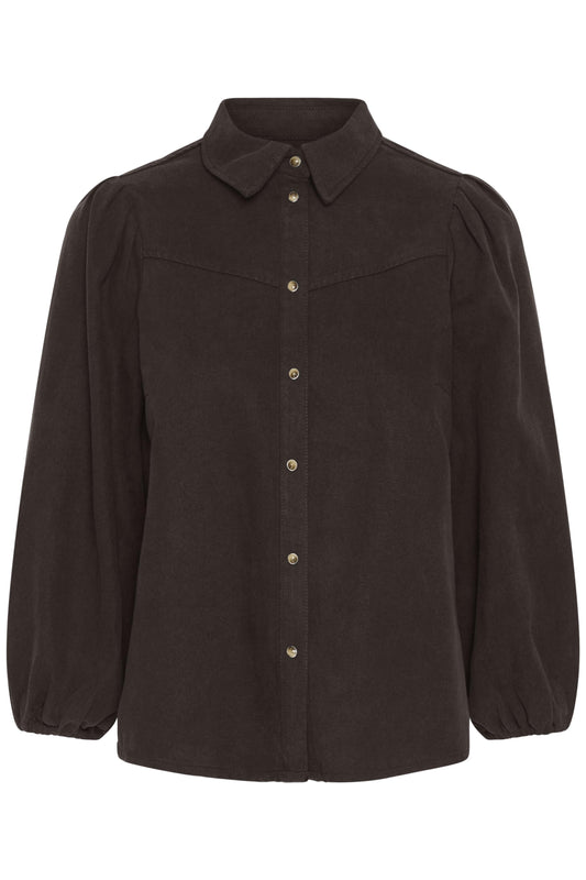 InWear Hess Ballari Chocolate Brown Shirt