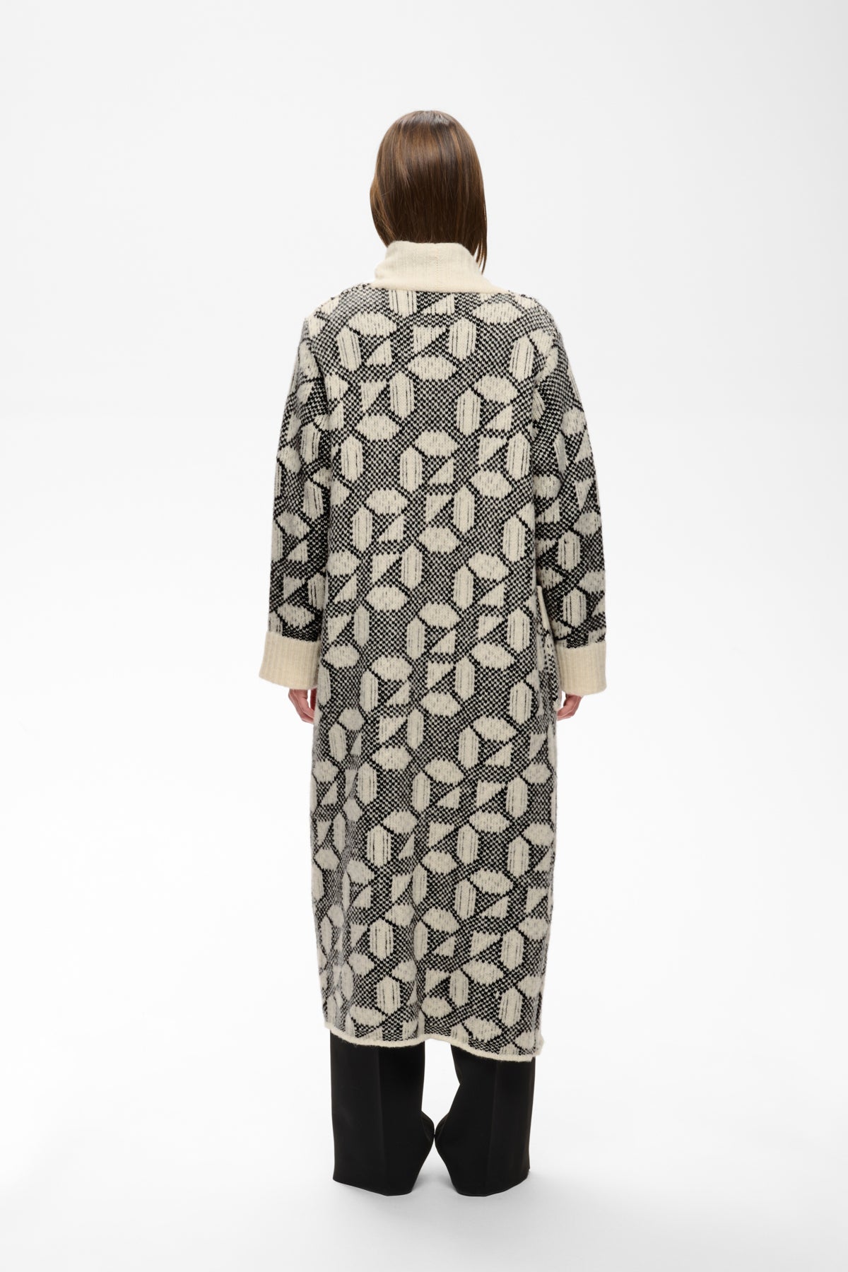InWear Tula Graphic Tile Pattern Cardigan