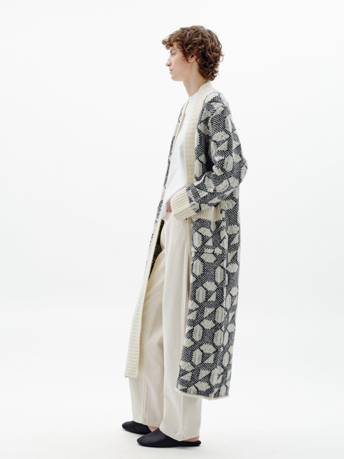InWear Tula Graphic Tile Pattern Cardigan