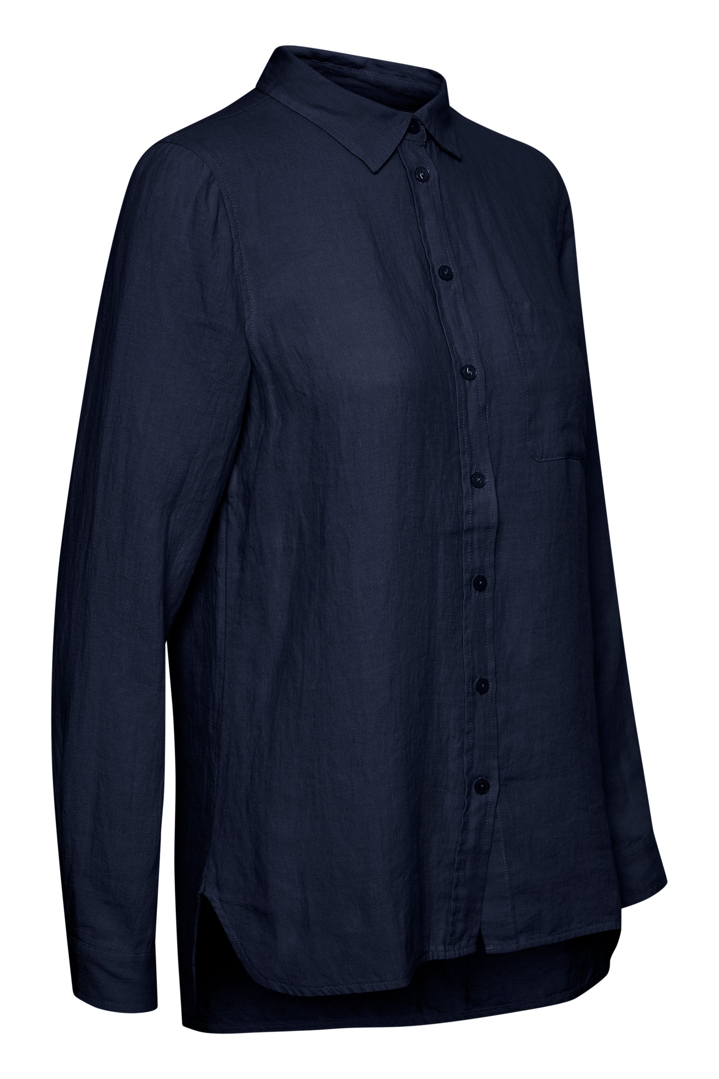 Part Two Kivas Marine Blå Skjorte