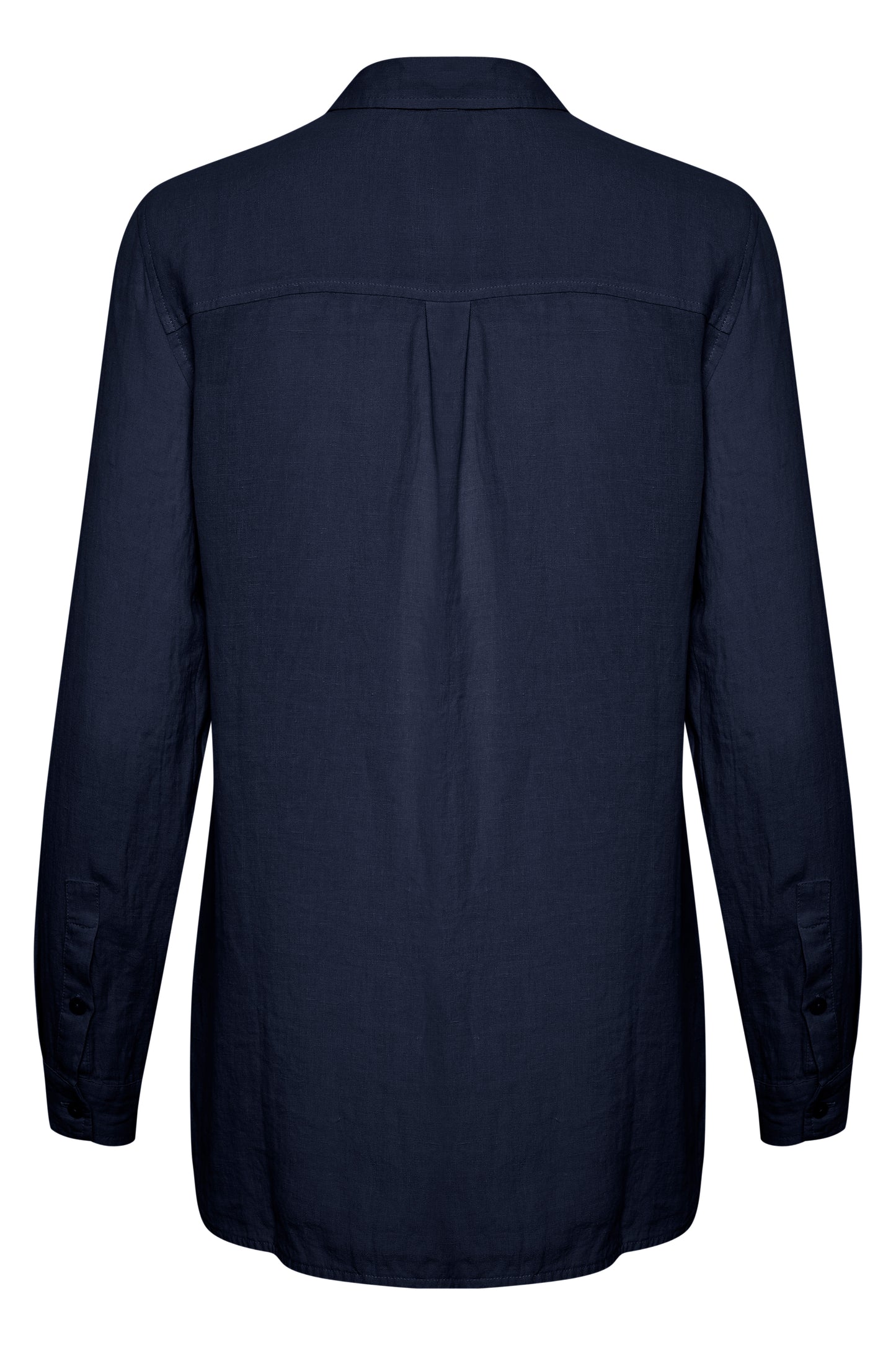 Part Two Kivas Marine Blå Skjorte