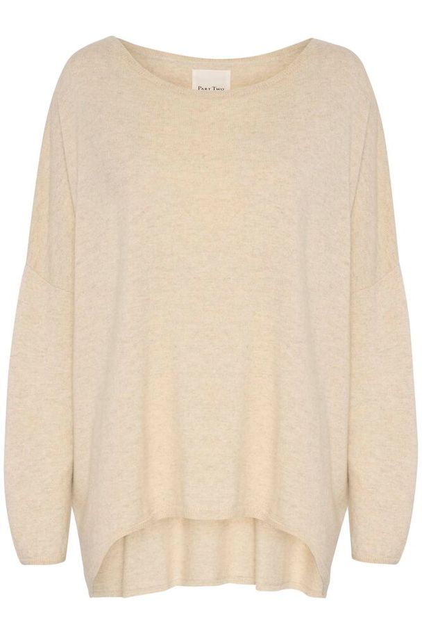 Part Two Tila Natural Melange Genser