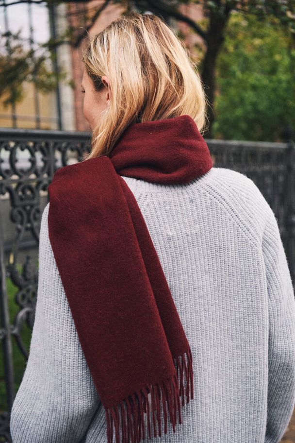 Part Two Kitha Burgunder Skjerf