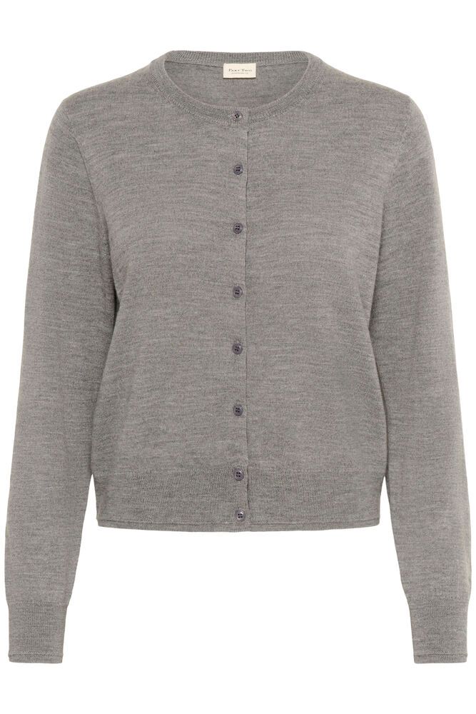 Part Two Noelani Medium Grey Melange Cardigan
