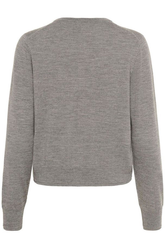 Part Two Noelani Medium Grey Melange Cardigan