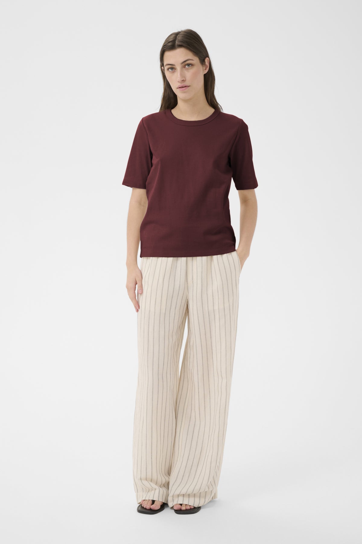 Part Two Ratana Burnt Russet T-Skjorte