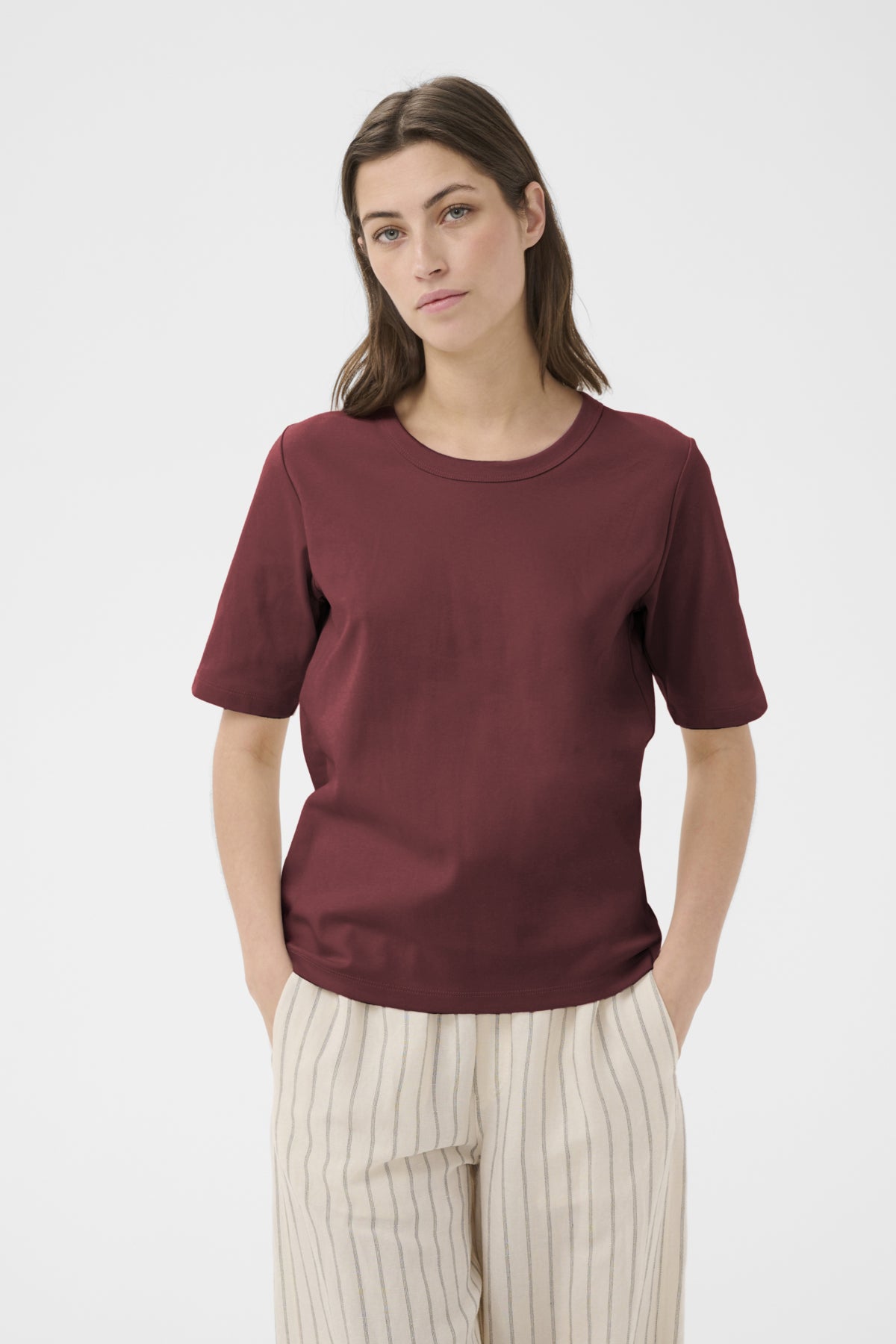 Part Two Ratana Burnt Russet T-Skjorte